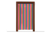 Zasłona drzwiowa z folii 80 x 200 cm mix kolorów