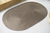Mata stołowa owalna 44.5 x 29 cm brązowa