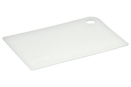 PLAST TEAM Deska kuchenna plastikowa 24.5x17.3x0.2 cm biała