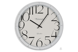 Zegar ścienny 40 cm London biały