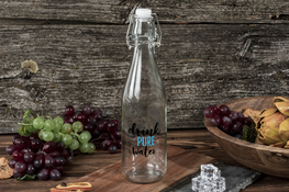 Butelka szklana z korkiem 0.5 L mix wzorów