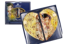 CARMANI Talerz dzielony 2 części G. Klimt - The Kiss