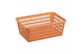 Koszyk plastikowy K-4 35 x 26 cm pomarańczowy