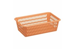 Koszyk plastikowy K-2 25.4 x 15.9 cm pomarańczowy