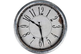Zegar ścienny 32 cm stalowy vintage
