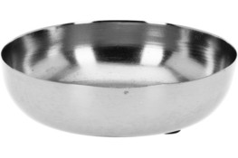 Miska metalowa 14 cm srebrny