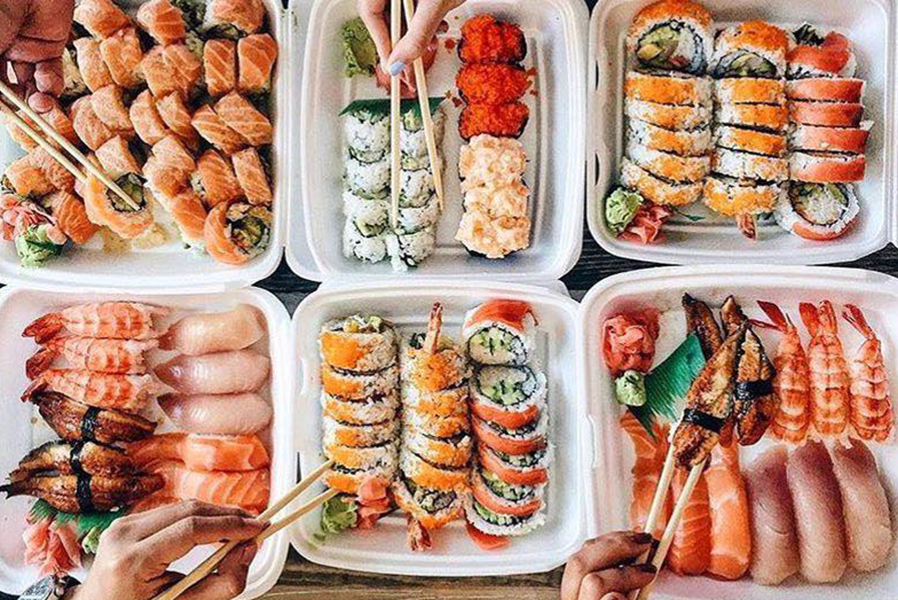 sushi zestaw paleczki